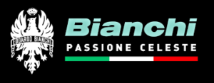 The logo for bianchi passione celeste.